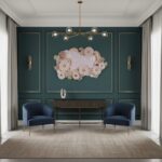 2.3 wall art rug, wall art, hand made wall art