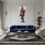 4.2 wall art rug, wall art, hand made wall art