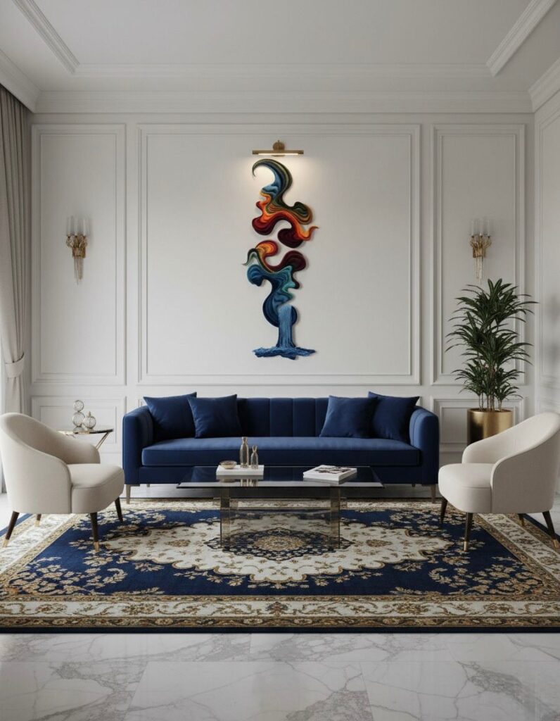 4.2 wall art rug, wall art, hand made wall art