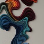 4.4 wall art rug, wall art, hand made wall art