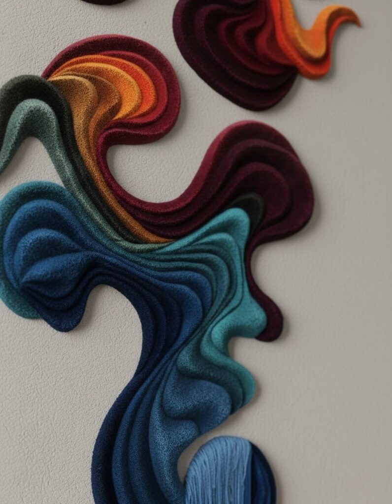 4.4 wall art rug, wall art, hand made wall art