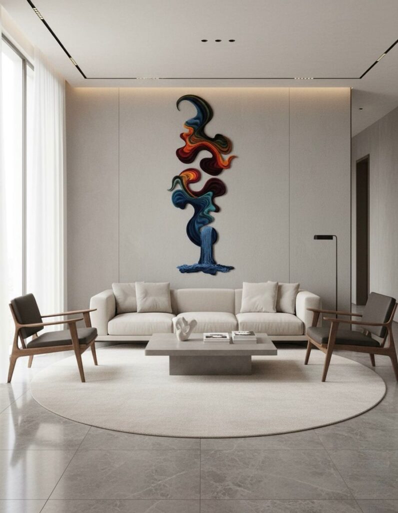 4.5 wall art rug, wall art, hand made wall art