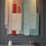 6.1 wall art rug, wall art, hand made wall art