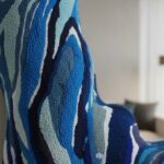 7.3 wall art rug, wall art, hand made wall art