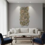 8.2 wall art rug, wall art, hand made wall art