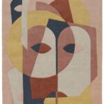 9.1 wall art rug, wall art, hand made wall art